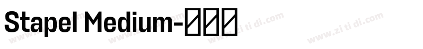 Stapel Medium字体转换 Stapel Medium字体转换